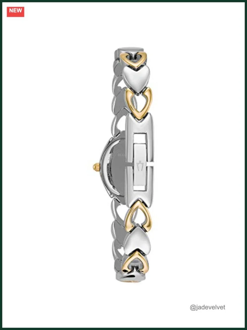 Ladies 3 Hand Quartz Classic Stainless Steel Case Bracelet Watch
